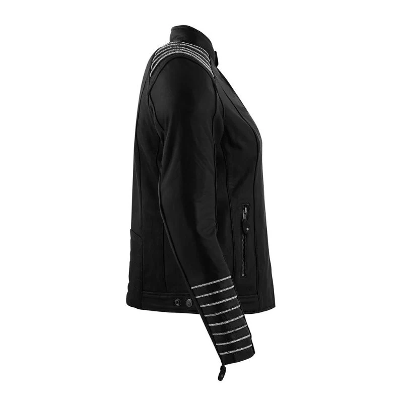 Blouson de moto femme AA - Jacket Amanda noir