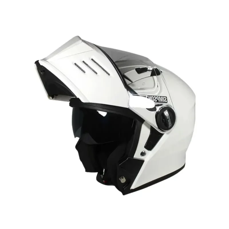 Casque moto modulable - Darksome blanc