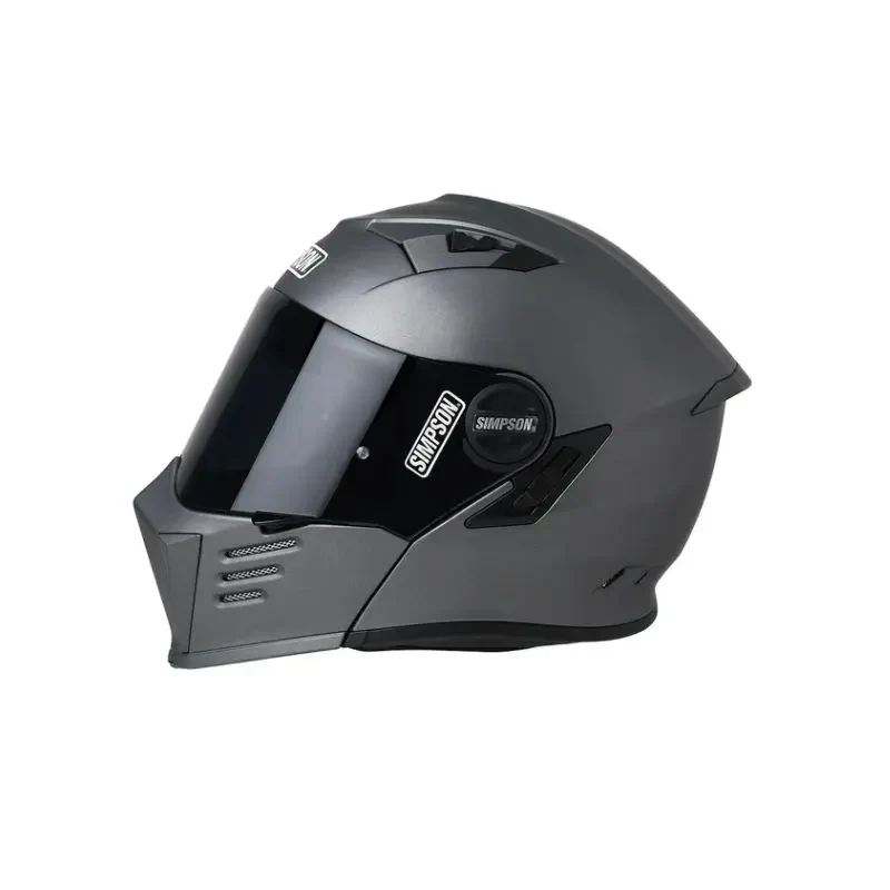 Casque moto modulable - Darksome gris
