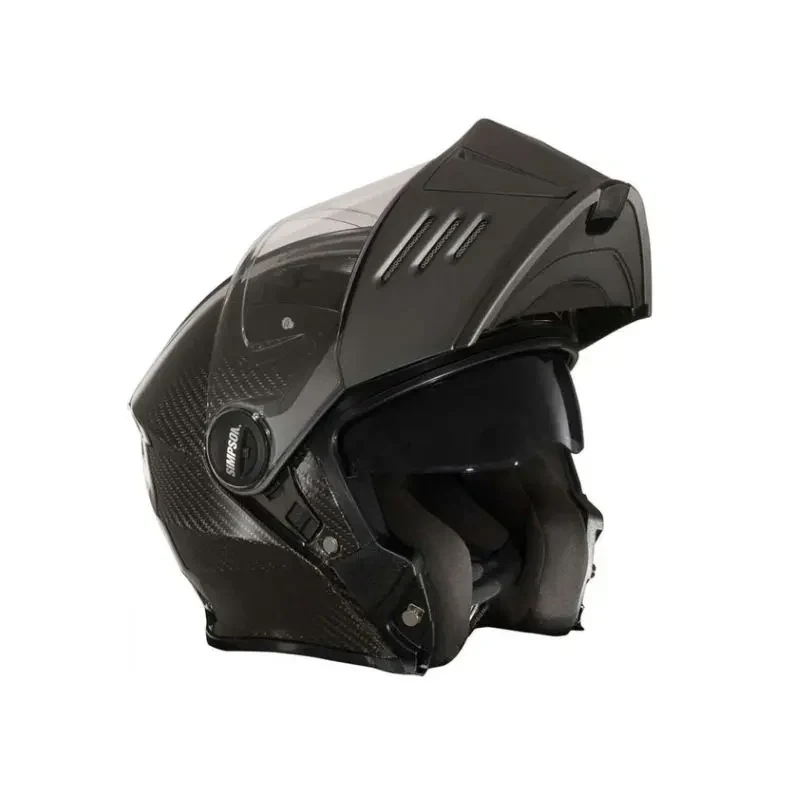 Casque moto modulable - Darksome carbone
