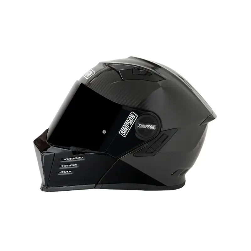 Casque moto modulable - Darksome carbone