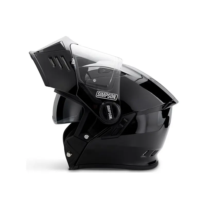 Casque moto modulable - Darksome noir brillant