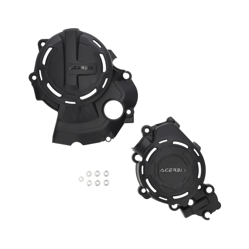 Protector tapa embrague y encendido KTM 390 Adventure R 25-26 Acerbis X-Power - Negro