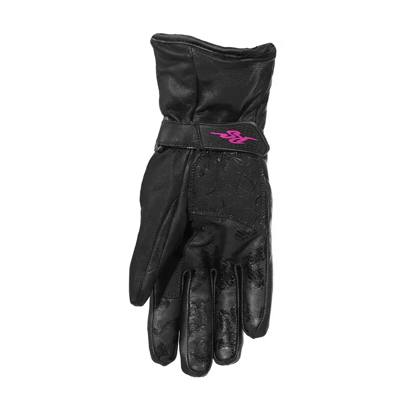 Gants moto hiver femme - Bianca noir