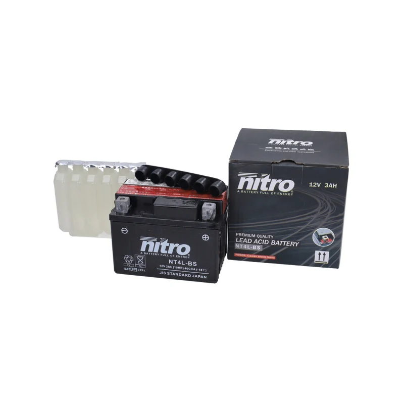 Batterie Nitro NT4L-BS 12V 3Ah avec pack acide
