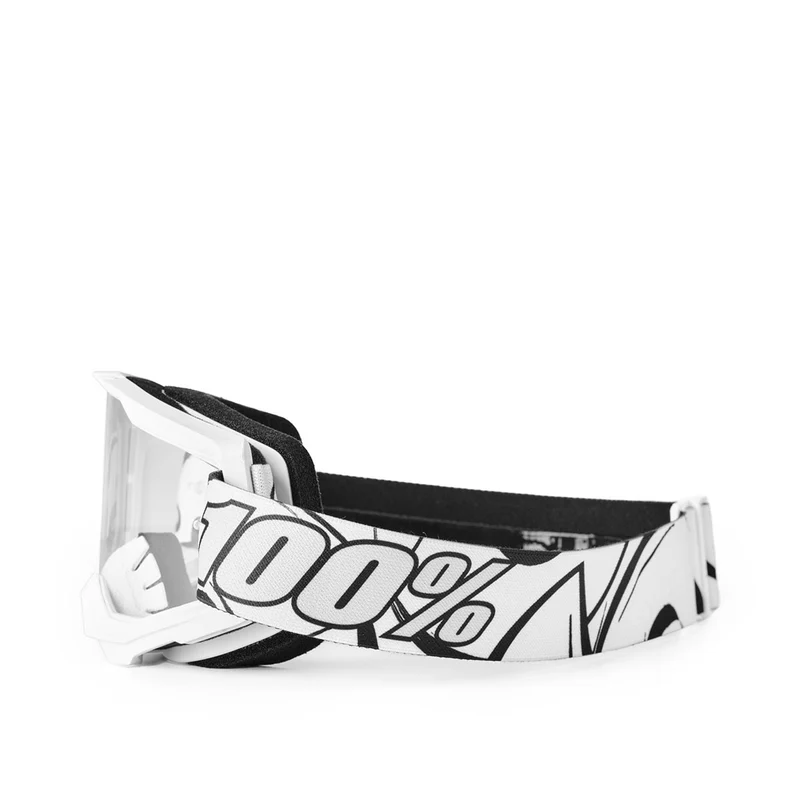 gms Strata 2 Goggle – White Clear Lens