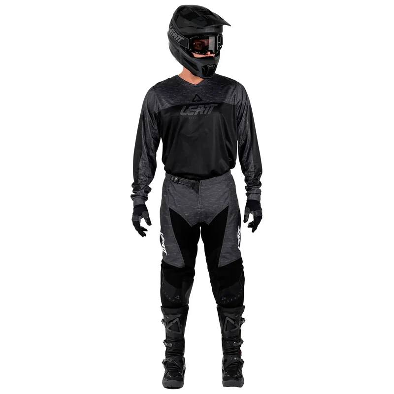 Kit camiseta y pantalón Leatt 3.5 V26 Stealth - Negro/Gris