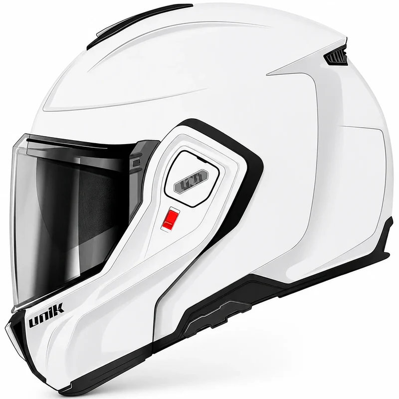 Casco Unik Spectrum DV Solid - Blanco Brillo