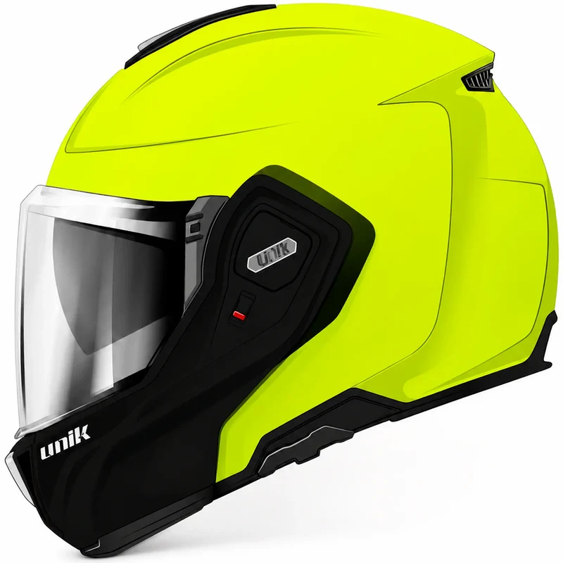 Casco Unik Spectrum DV Black/Fluor - Negro/Amarillo