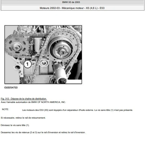 manuel d'atelier BMW X5 E53 1999 2006 français
