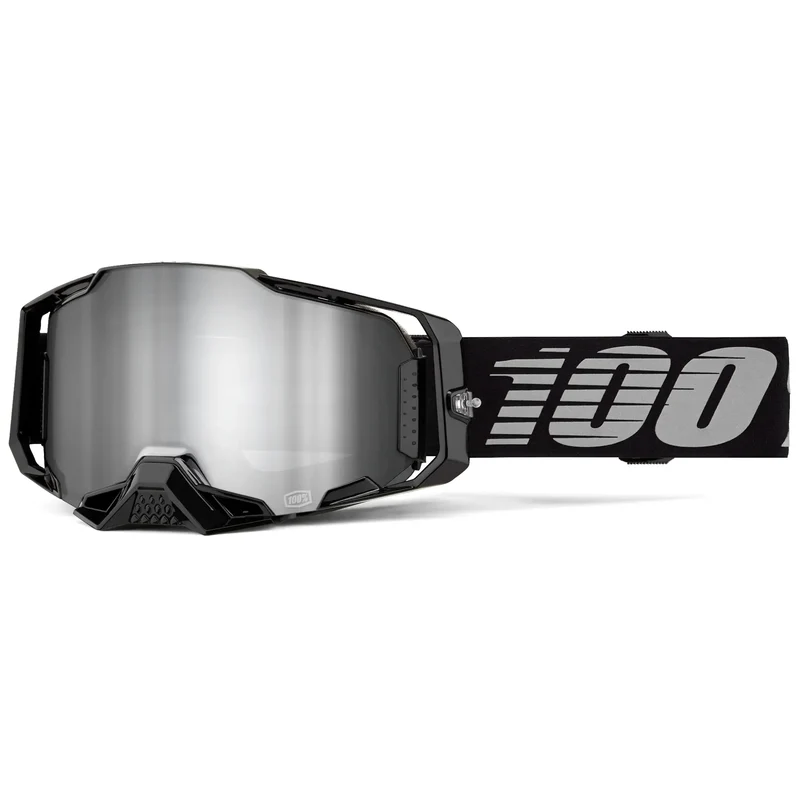 Gafas 100% Armega Black - Mirror Silver