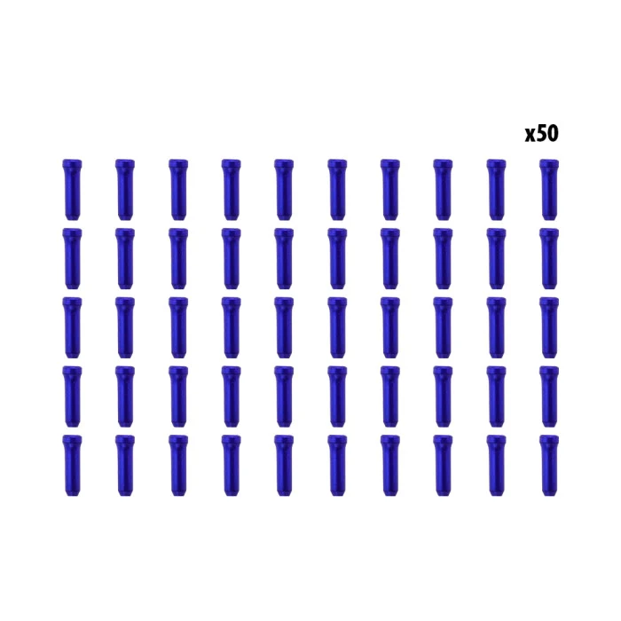 Arrets de cables bleu x50 pcs