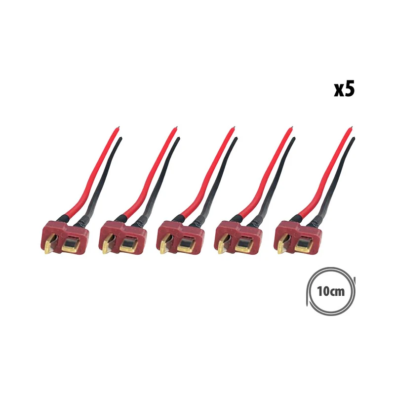 Prise T mâle x5 pcs