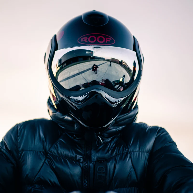 Casque Boxer V8 Iridium Visor Argent
