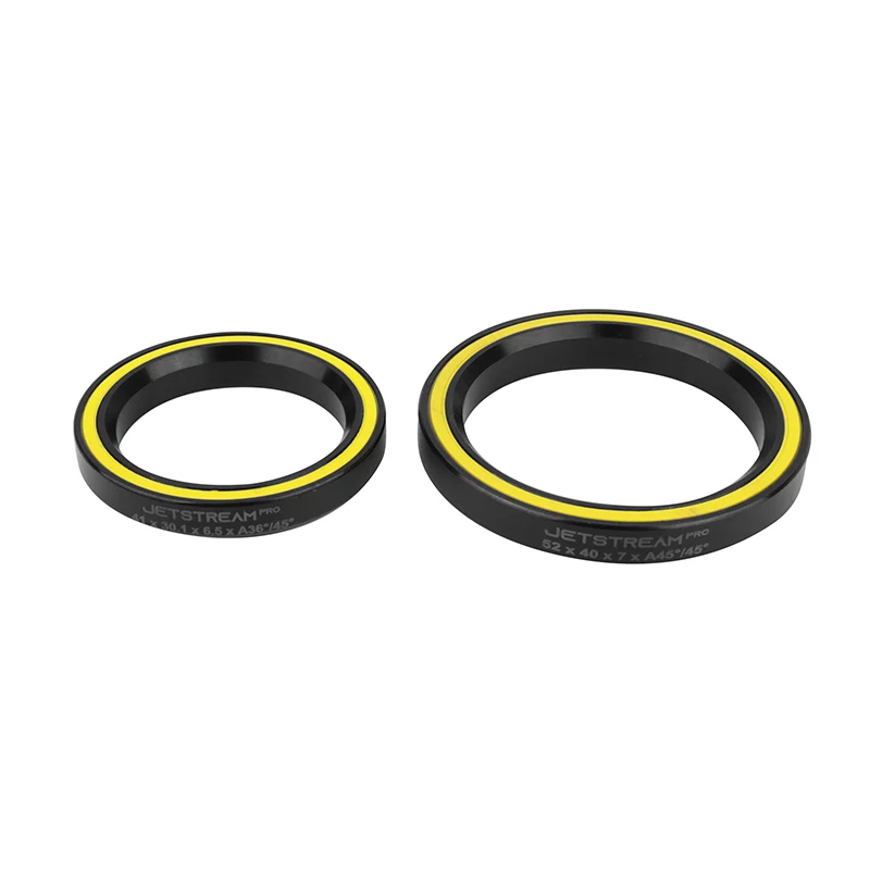 Roulement Jeu Direction Tripeak Jetstream Pro Solitech Céramique - 30.2 X 41 X 6.5 mm 36X45° - 40 X 52 X 7 mm 45X45° (Garantie 4 Ans) -Compatible Specialized P2-P3-P4 (Vendu A La Paire)
