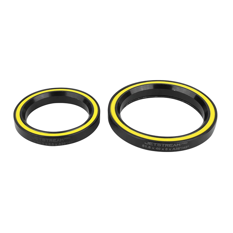 Roulement Jeu Direction Tripeak Jetstream Pro Solitech Céramique - 30.2 X 41 X 6.5 mm 36X45° - 40 X 52 X 7 mm 45X45° (Garantie 4 Ans) -Compatible Trek Fuel Ex, Fuel, Top Fuel... (Vendu A La Paire)