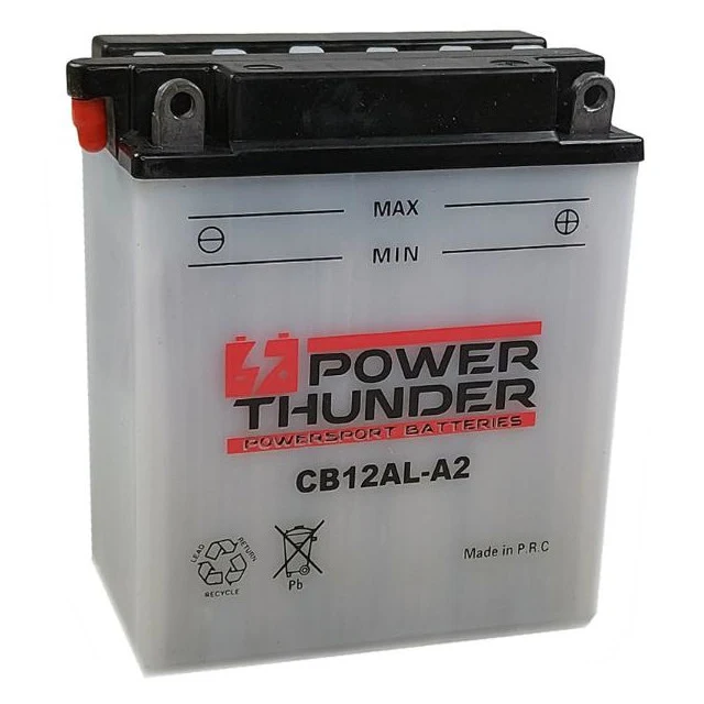 Batería CB12AL-A2 Power Thunder con ácido
