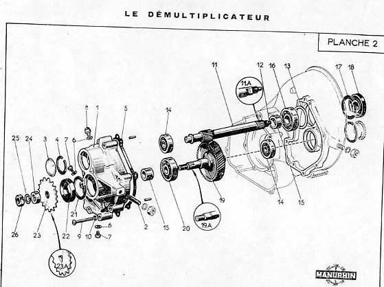 Manuel d'atelier scooter Manurhin