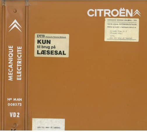 Manuels d'atelier et de réparation Citroën Visa et C15