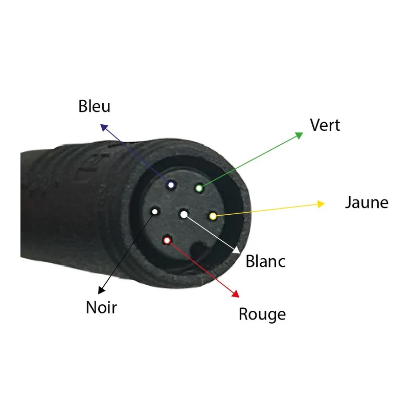 Cable data 6 pins generique