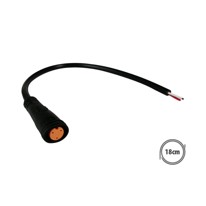 Connecteur etanche 2Pins femelle