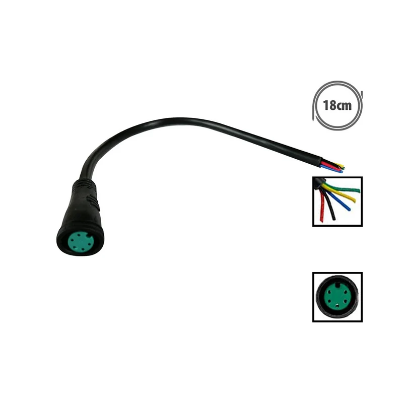 Connecteur étanche 5 pins femelle