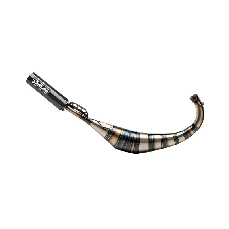 Pot d'échappement inférieur Yasuni R3 Carbone Derbi Senda / AM6 2 Temps