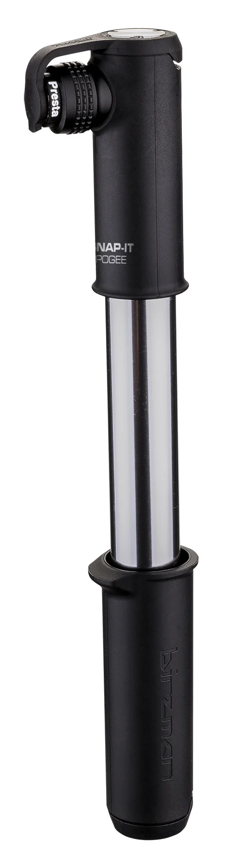 Pompe à main Birzman Scope Apogee 120PSI argent