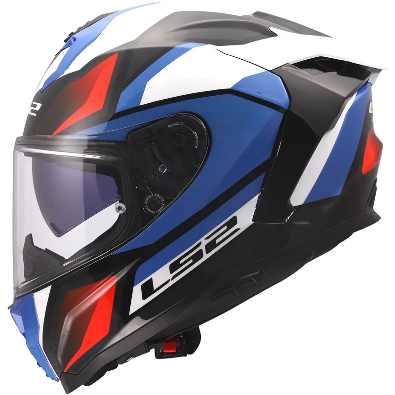 Casco LS2 FF817 Challenger II Viper - Blanco/Azul/Rojo
