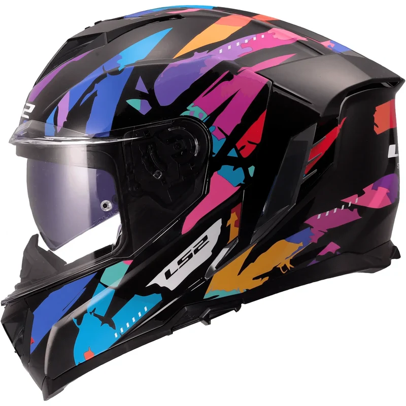 Casco LS2 FF818 Storm III Kaos - Multicolor Brillo
