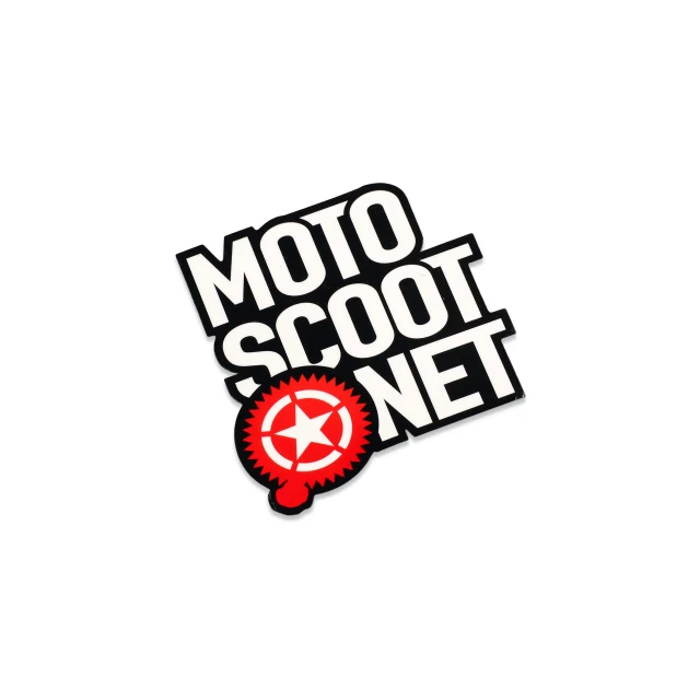 Pegatina motoscoot cuadrada - blanco