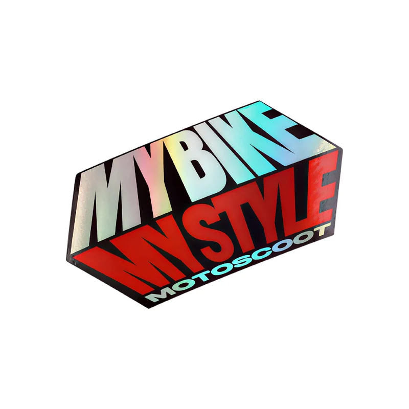 Pegatina motoscoot 3D My Bike My Style holográfica