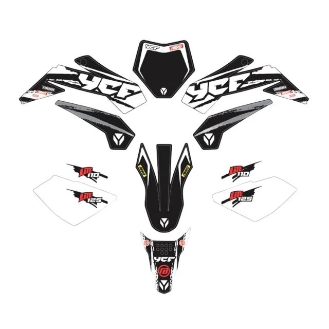 Kit de adhesivos completo YCF Lite F125 2023