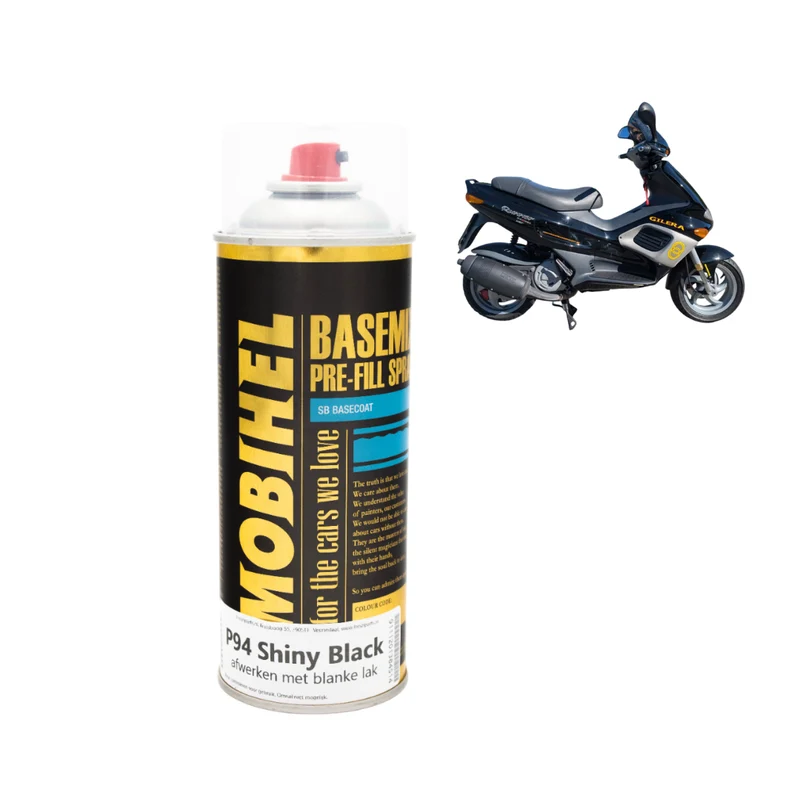 Peinture en aérosol Noir Brillant P94 375ML