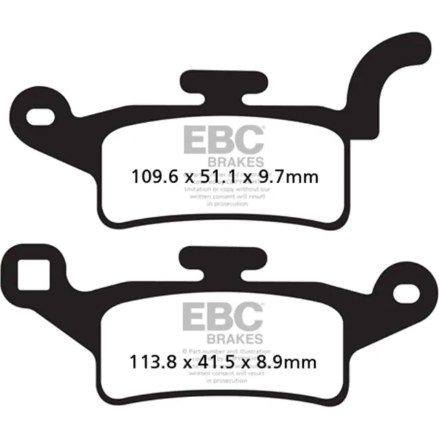 Pastillas de freno Yamaha Xenter 125/150 EBC - orgánicas