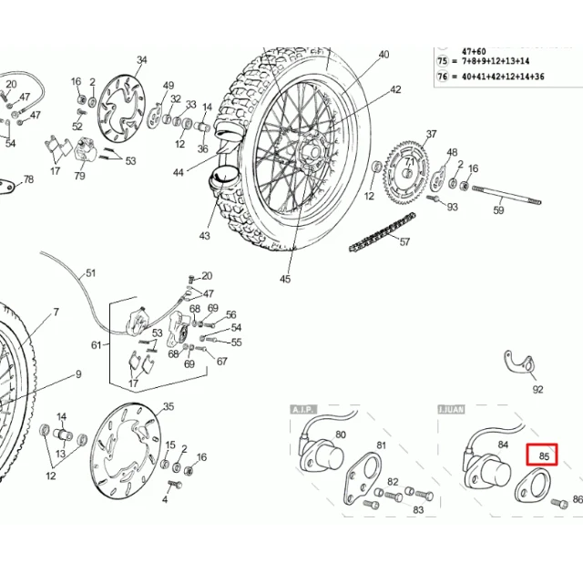 Soporte sensor cuentakilómetros Rieju MRX / SMX 50 / RS2 50-125