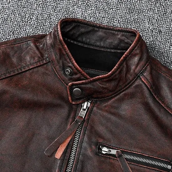 Veste biker homme - Vintage