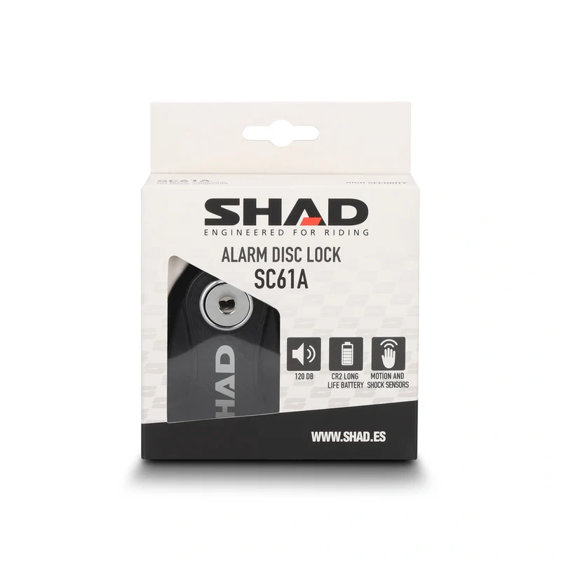 Candado antirrobo disco Shad SC61A - negro