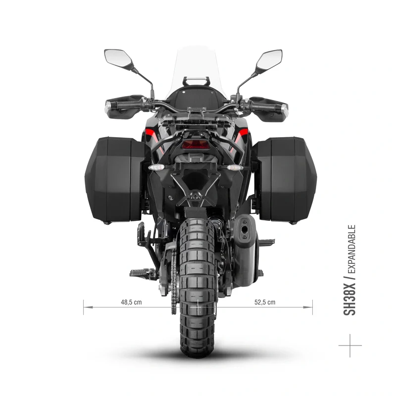 Fijaciones laterales 3P Shad Moto morini X-CAPE 700 25-26