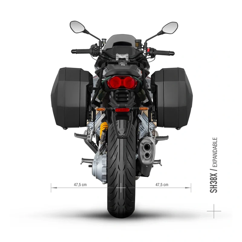 Fijaciones laterales 3P Shad Moto guzzi V100 MANDELLO 22-26