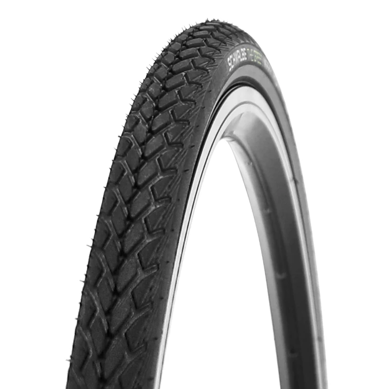 Pneu VTC Urbain 700 X 35 Schwalbe Marathon Green Noir Tr (37-622) Renfort Greenguard Flanc Reflex Compatible VAE