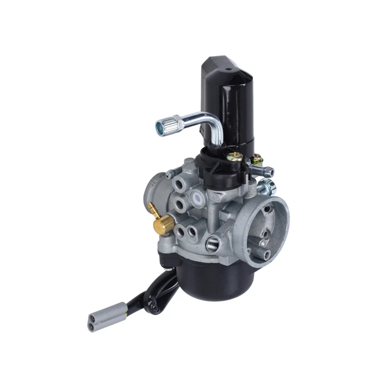 Carburateur à starter électrique 17,5MM avec câble d'accélérateur Piaggio / Gilera 2 temps