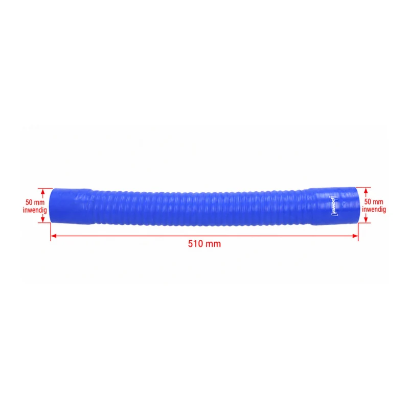 Tuyau filtre à air Power1 Bleu 50mm Universel