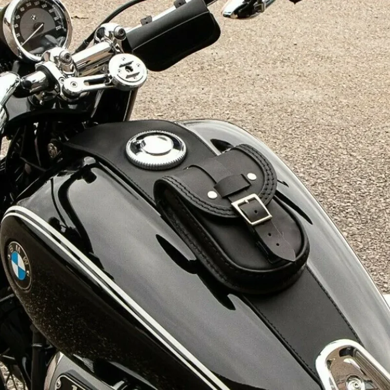 Trunk storage boxFor BMW R18 Classic 2020 Trunk storage box Motorcycle Fuel tank decoration storage bag retro PU leather