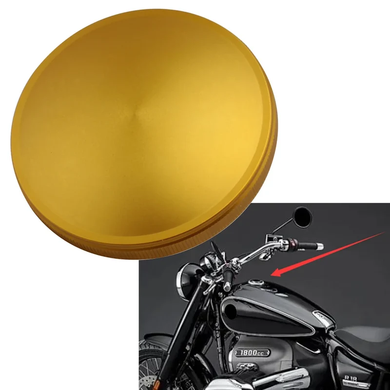Motorbikes Petrol Fuel Gas Tank Cap Cover trim For BMW R18 2020-2021 Aluminum Motorcycle Accessories