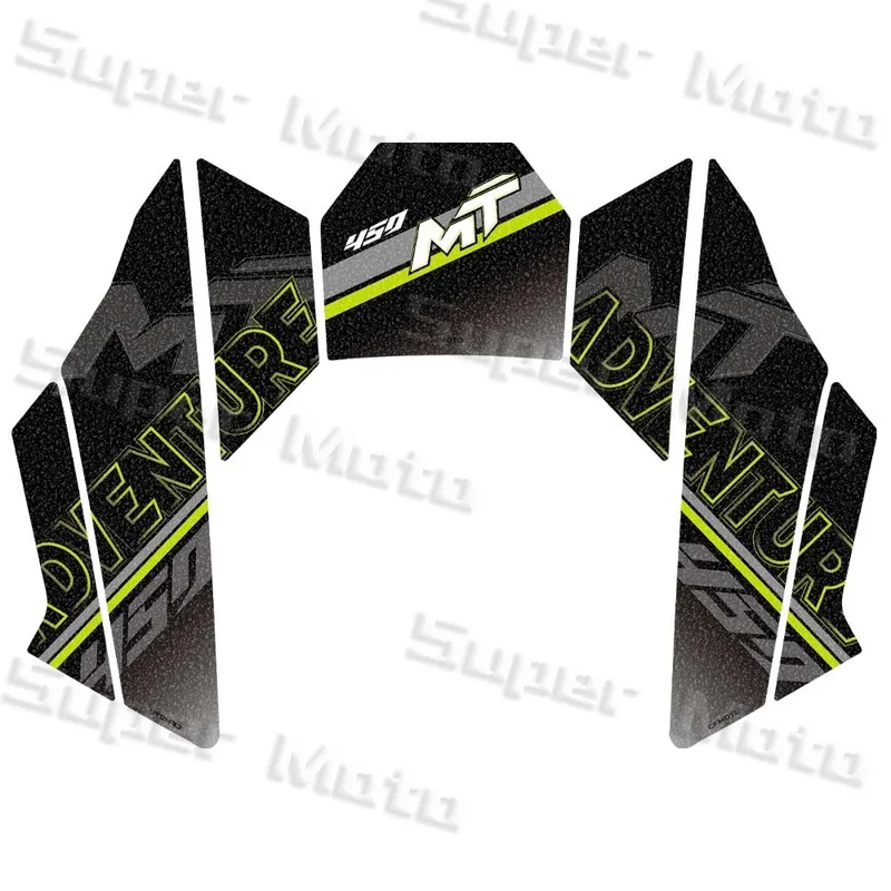For cfmoto 450mt 450MT 2024 Motorcycle Frosted Fuel Tank Kit Sticker Motocross Protector Knee Grip Pad 3M Decals Accessories