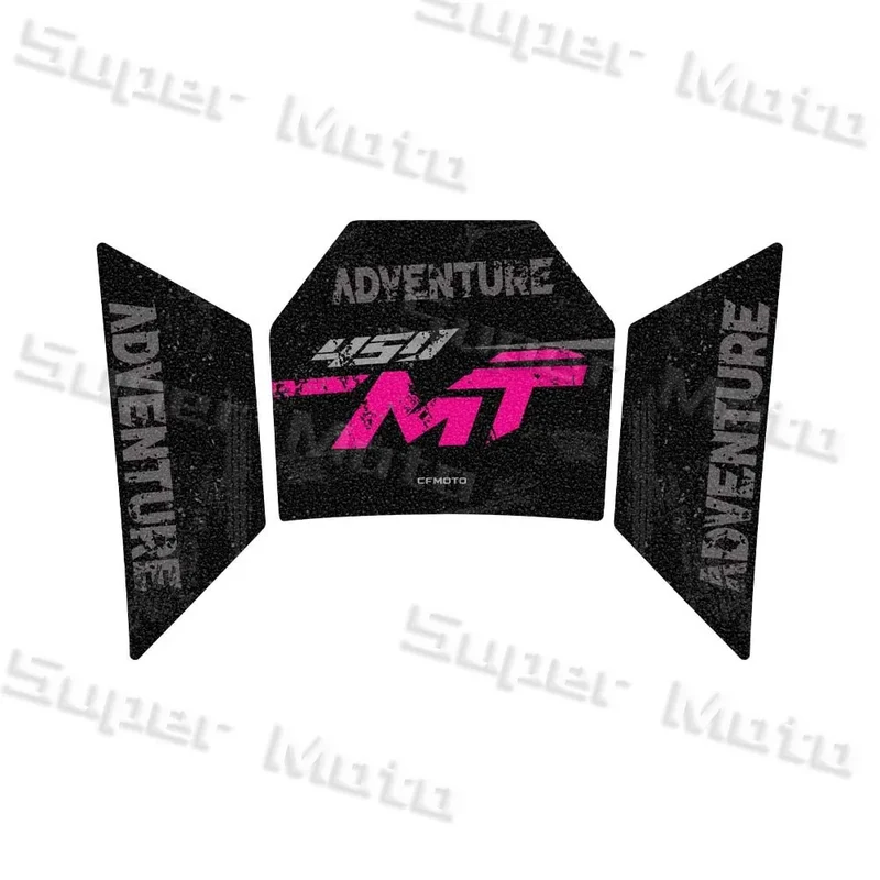 For cfmoto 450mt 450MT 2024 Motorcycle Frosted Fuel Tank Kit Sticker Motocross Protector Knee Grip Pad 3M Decals Accessories