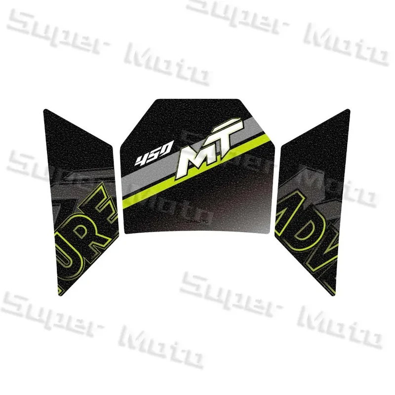 For cfmoto 450mt 450MT 2024 Motorcycle Frosted Fuel Tank Kit Sticker Motocross Protector Knee Grip Pad 3M Decals Accessories