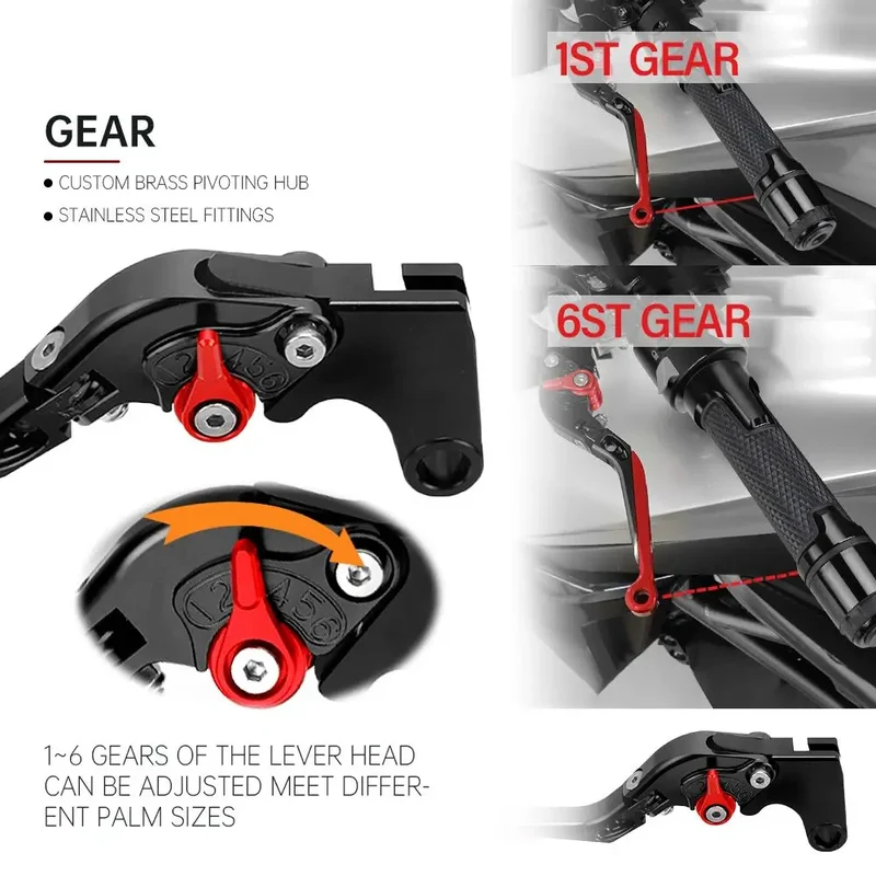 For CFMOTO CF MOTO 450MT 450 MT 450 MT450 CF450MT 2024 2025 2026 Motorcycle Accessories Adjustable Folding Brake Clutch Levers