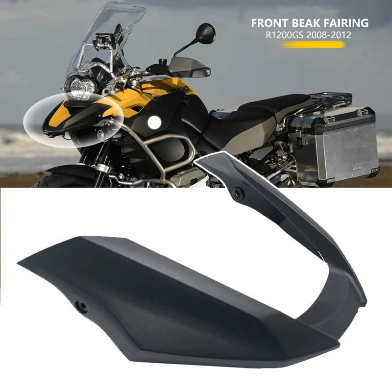 For BMW R 1200GS R1200 GS R 1200 GS 2008 2009 2010 2011 2012 R1200GS Front Beak Fairing Extension Wheel Extender Cover Black